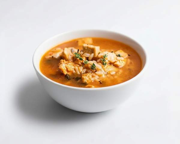 Суп харчо с аджикой и курицей