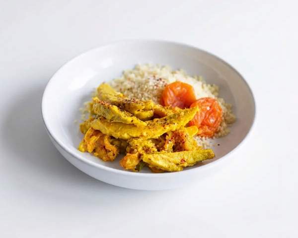 Курица по-мароккански с кус-кусом