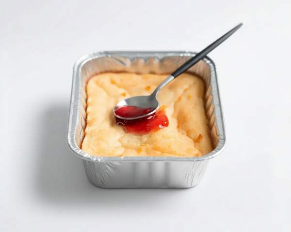 Баунти творожная запеканка с кокосом и малиновым конфи