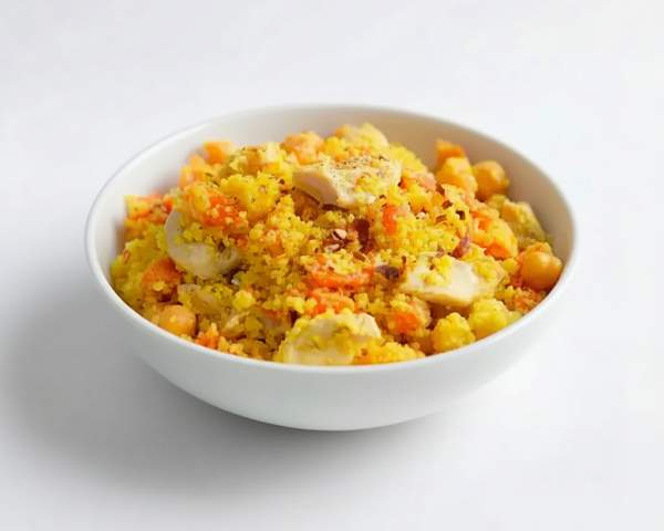 Плов из кус-куса с курицей 