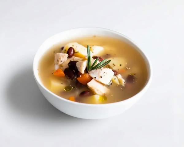 Суп с фасолью и курицей