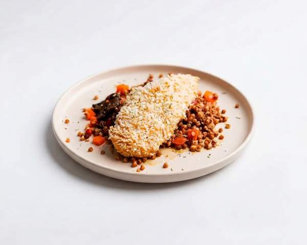 Шницель куриный с гречневой крупой